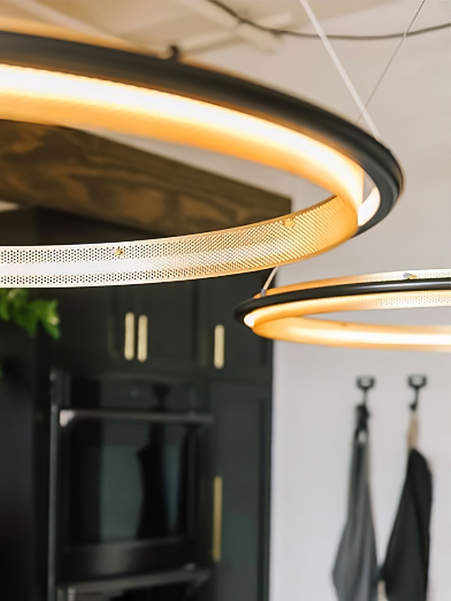 Erveliel Modern Minimalist LED Round Chandelier-Neutral Decor
