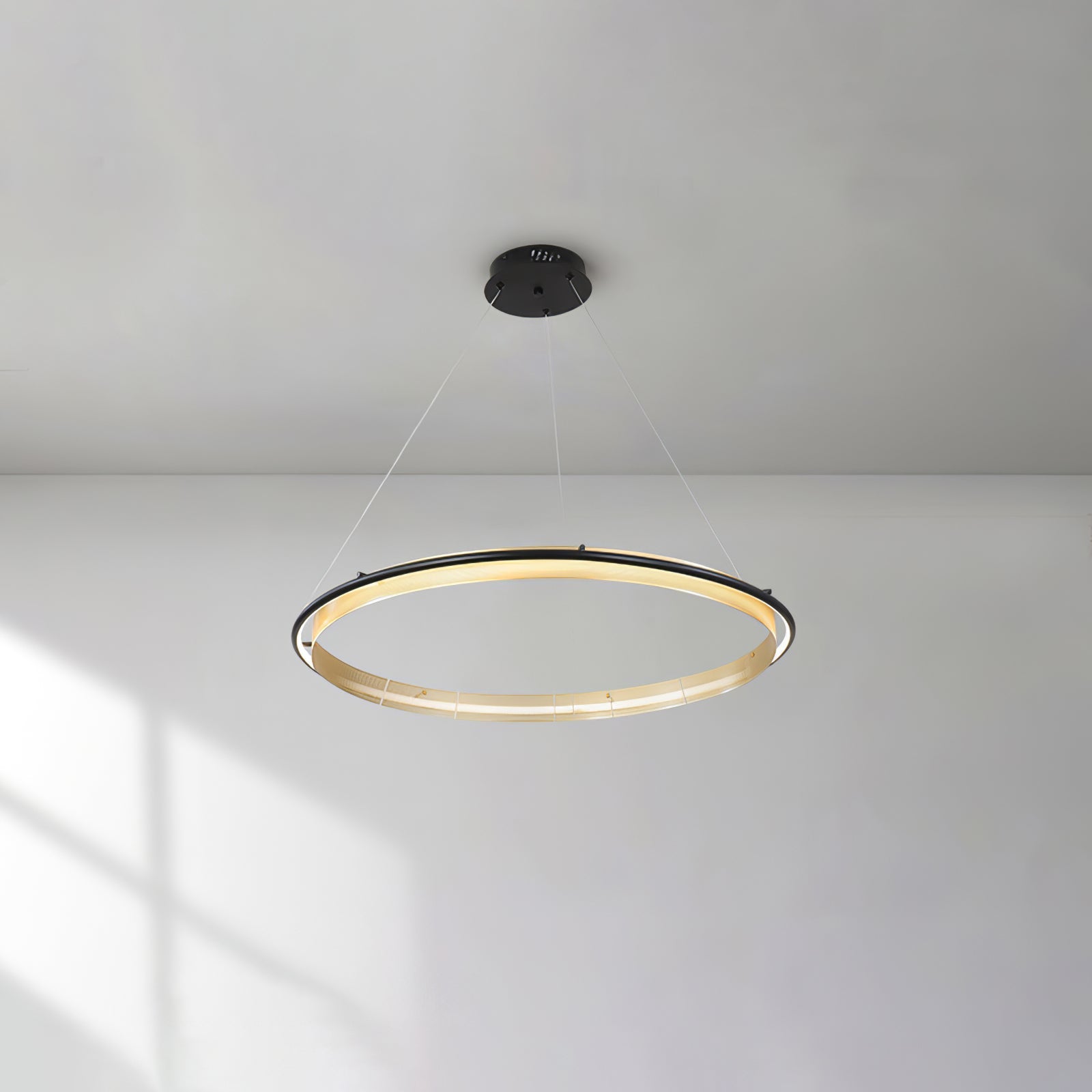 Erveliel Modern Minimalist LED Round Chandelier-Neutral Decor