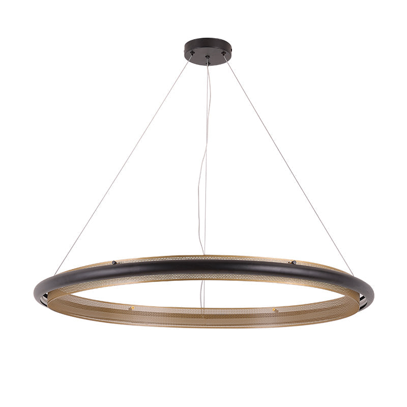 Erveliel Modern Minimalist LED Round Chandelier-Neutral Decor