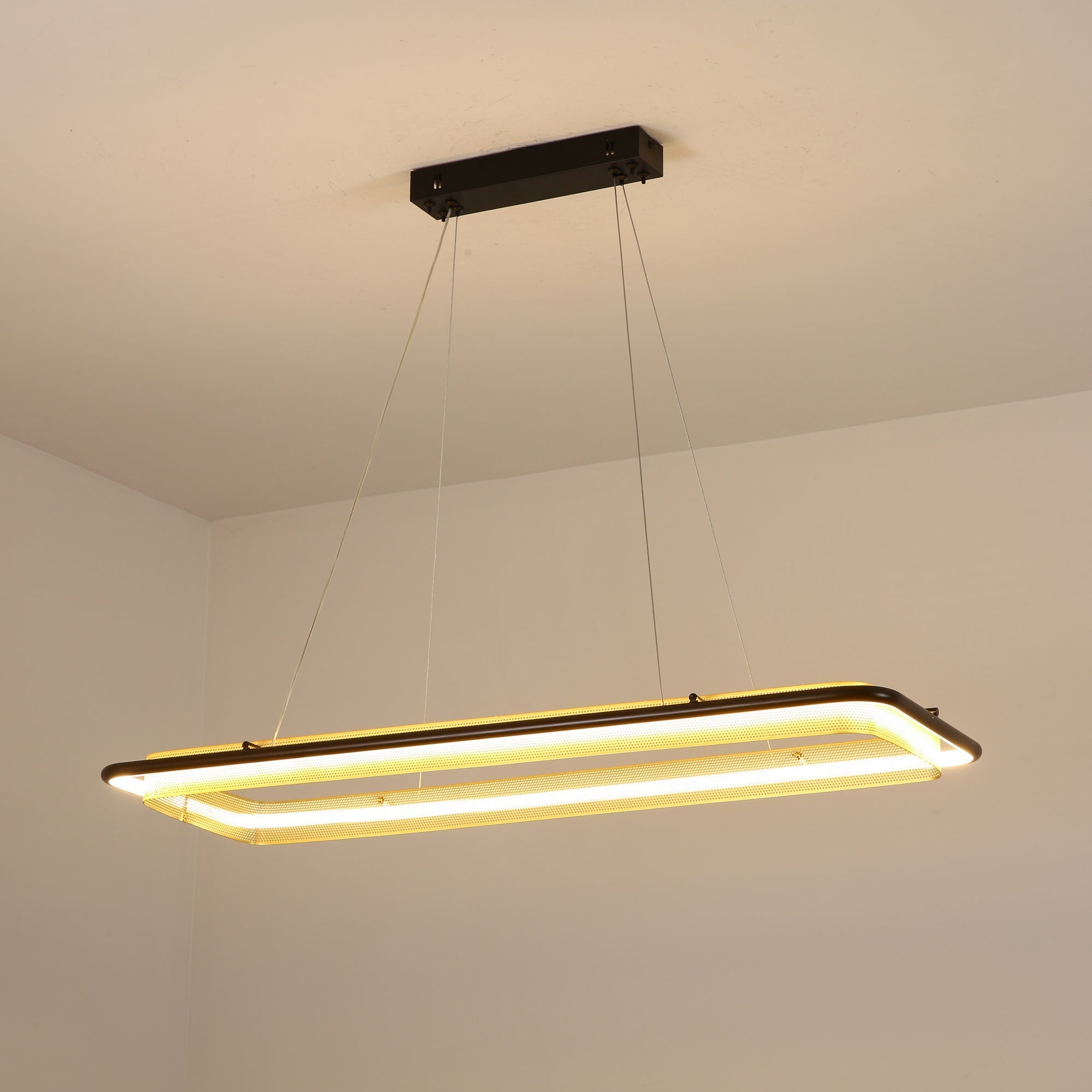 Erveliel Modern Minimalist LED Round Chandelier-Neutral Decor