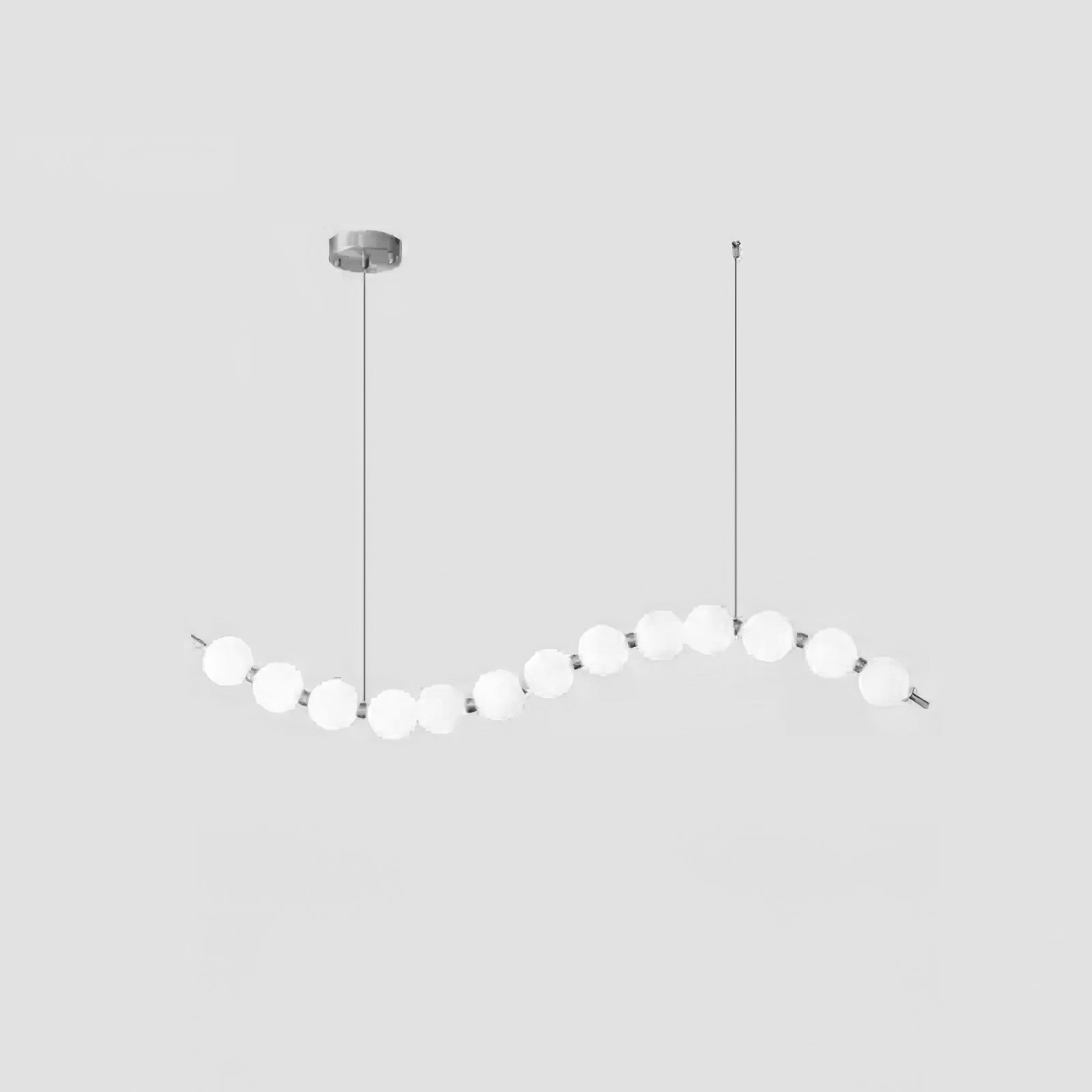 Gem Modern Acrylic Chandelier-Neutral Decor