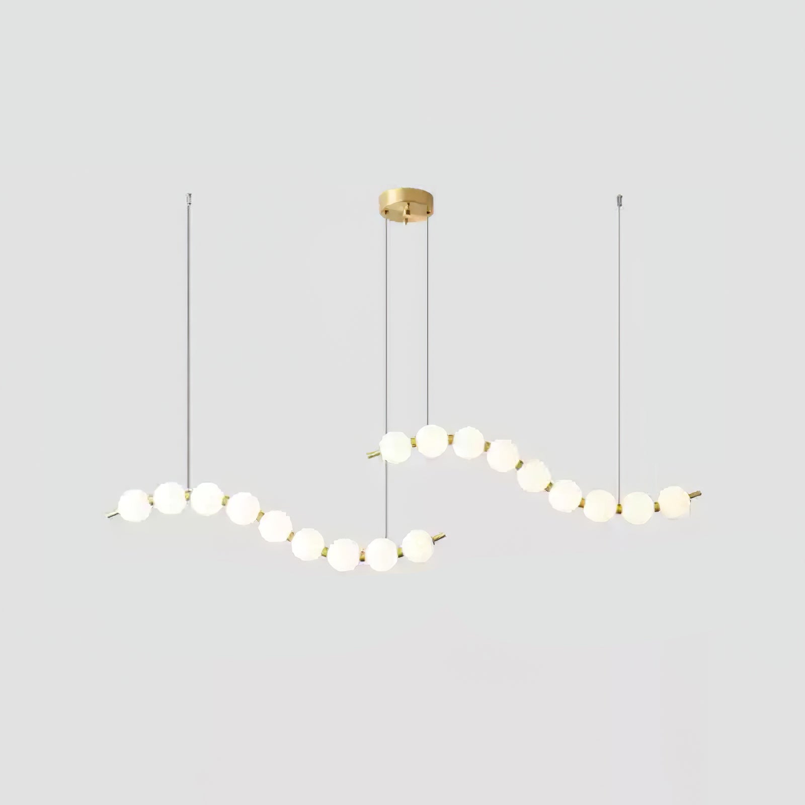 Gem Modern Acrylic Chandelier-Neutral Decor