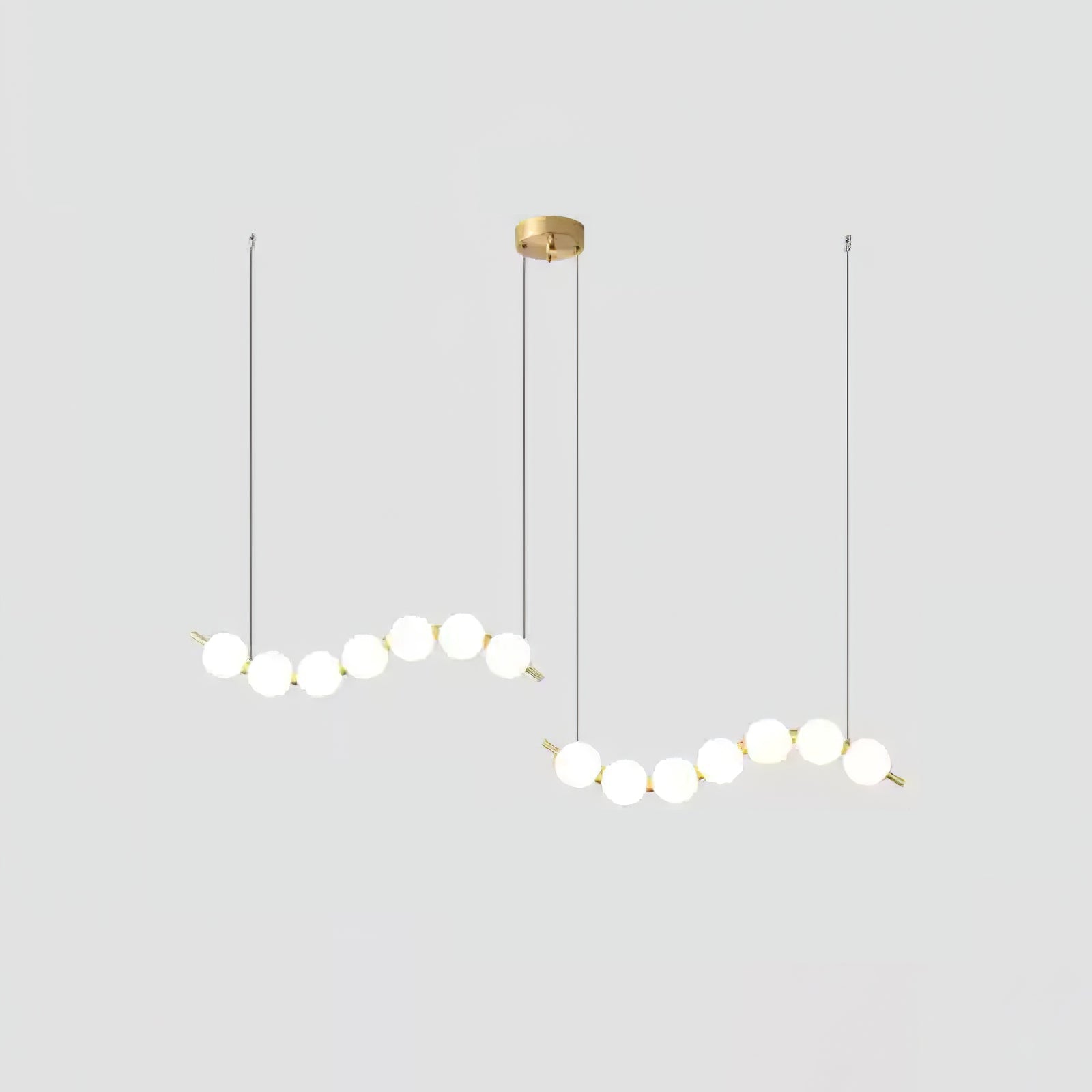 Gem Modern Acrylic Chandelier-Neutral Decor