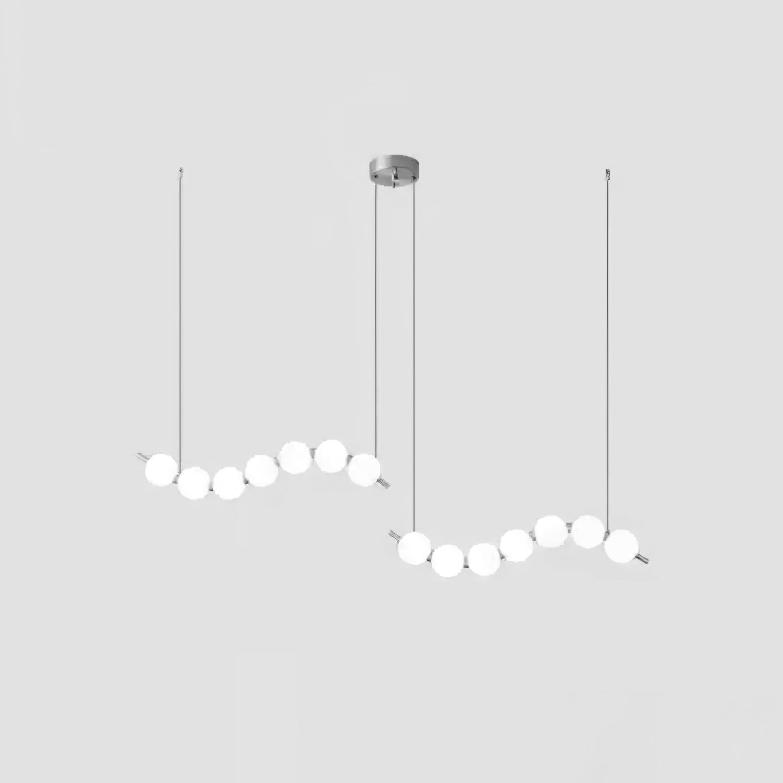 Gem Modern Acrylic Chandelier-Neutral Decor