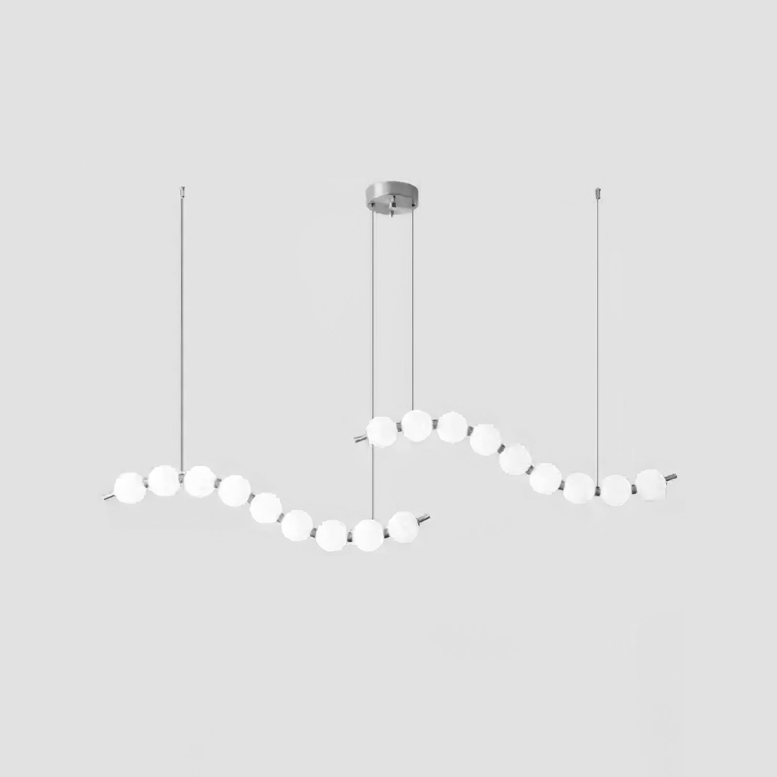 Gem Modern Acrylic Chandelier-Neutral Decor
