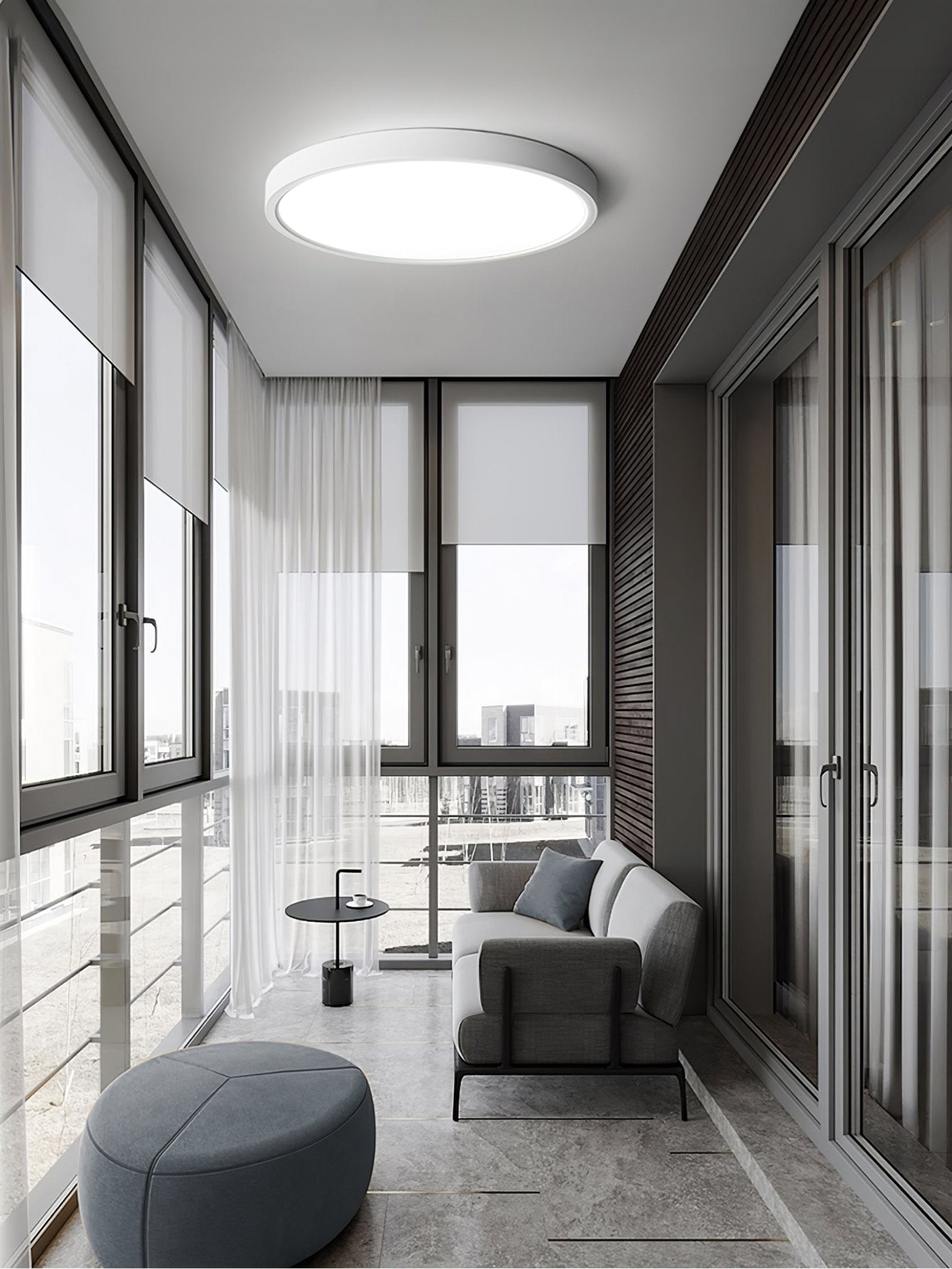 Ulnorisra Modern Minimalist Thinnest Round Ceiling Light-Neutral Decor