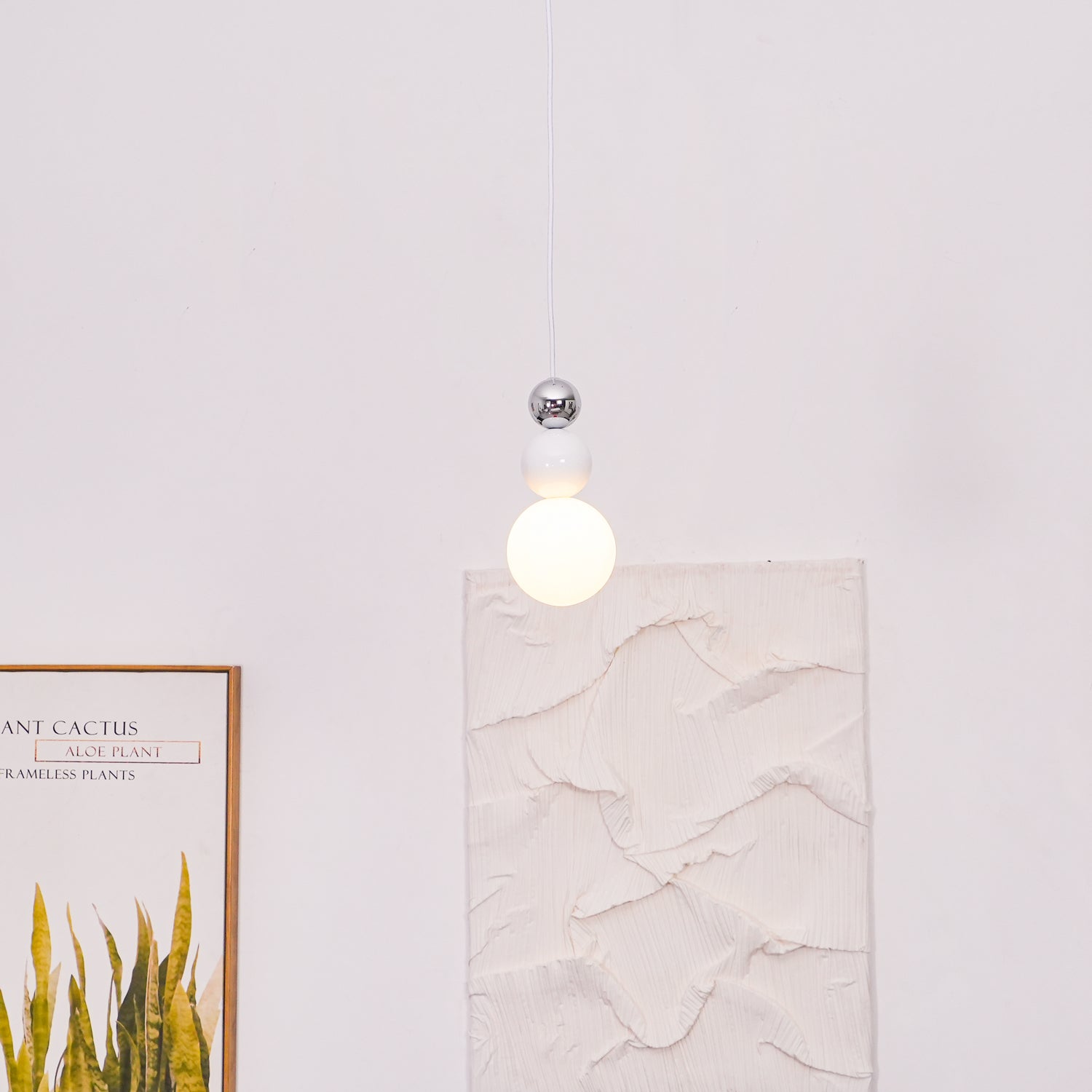 Elynd Acrylic Three Ball Pendant Lamp-Neutral Decor