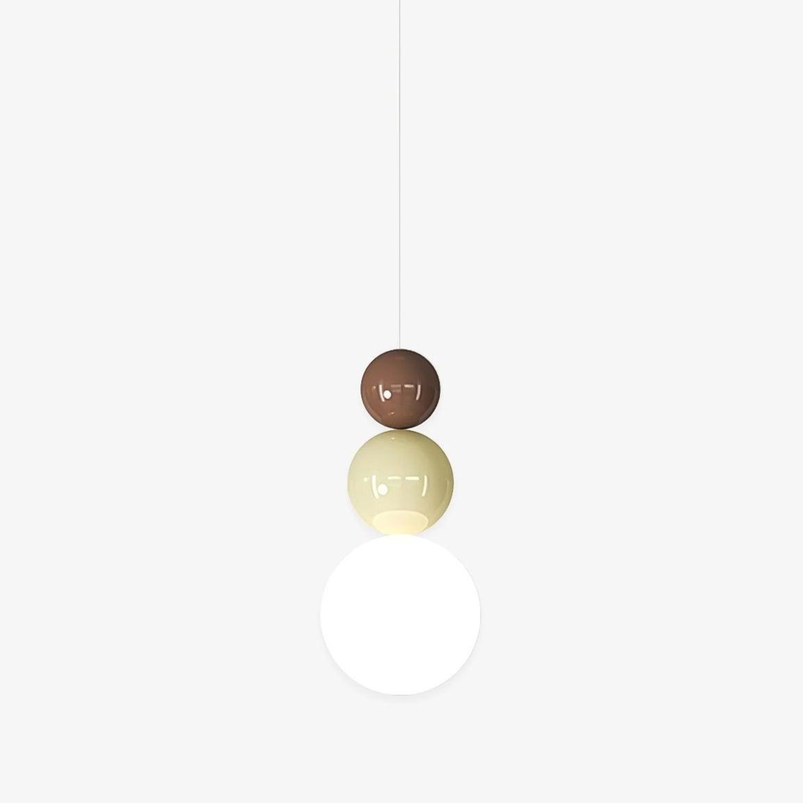Elynd Acrylic Three Ball Pendant Lamp-Neutral Decor