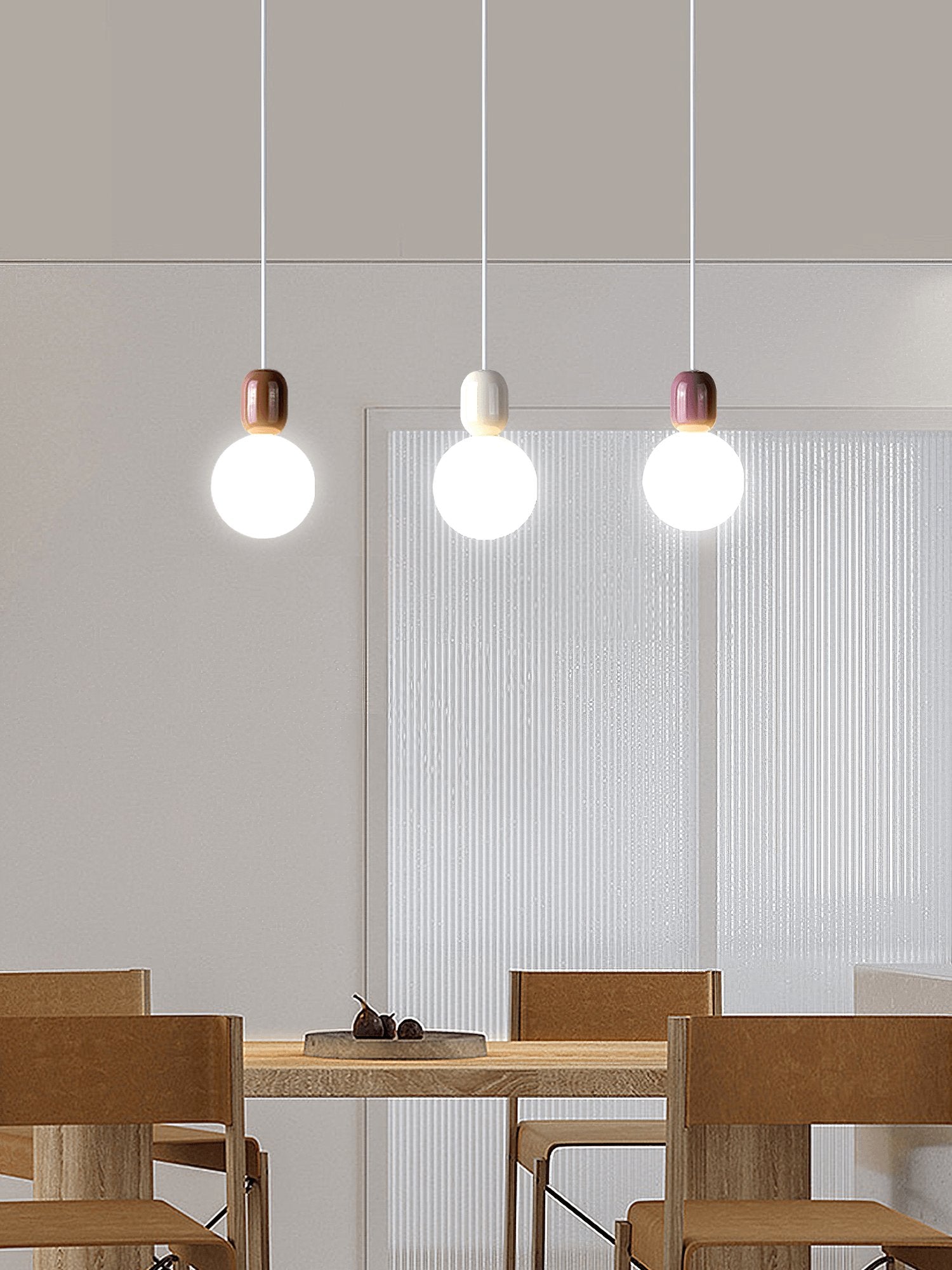 Althean Acrylic Classic Pendant Light-Neutral Decor