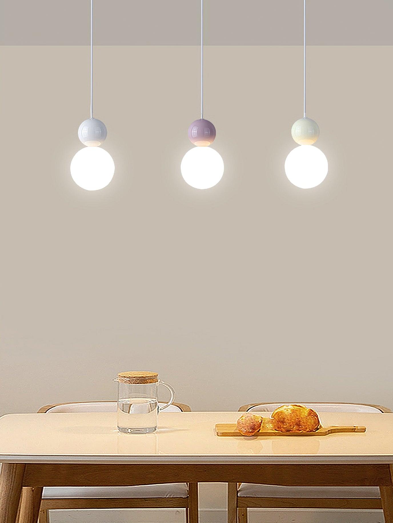 Althean Acrylic Classic Pendant Light-Neutral Decor