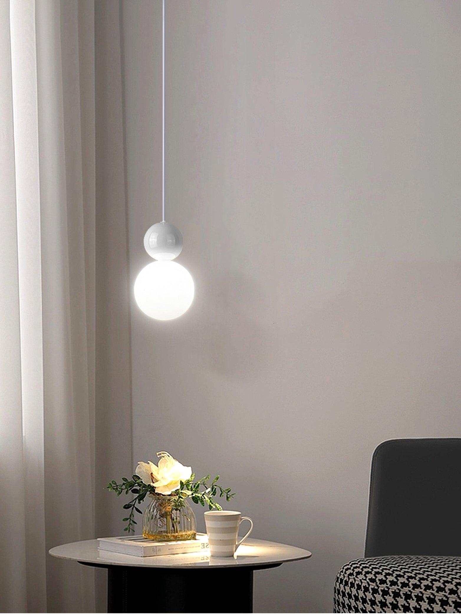 Althean Acrylic Classic Pendant Light-Neutral Decor