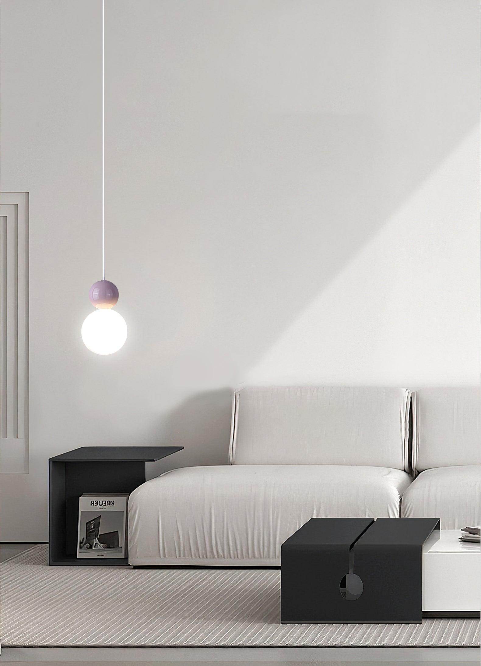 Althean Acrylic Classic Pendant Light-Neutral Decor