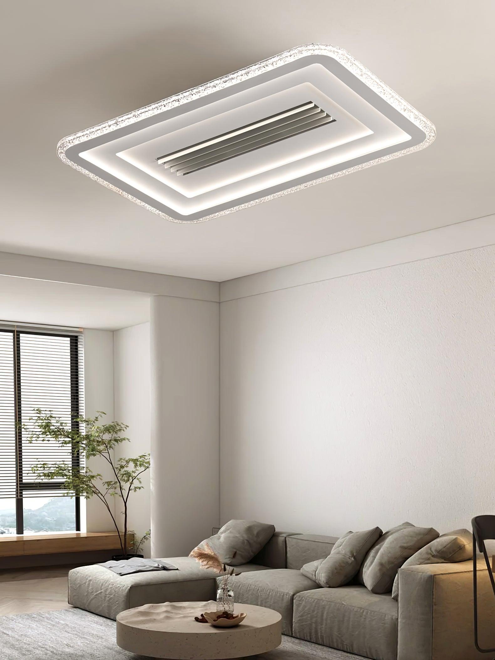 Ulthaara Modern Minimalist Ultrathin Rectangle Ceiling Lamp-Neutral Decor