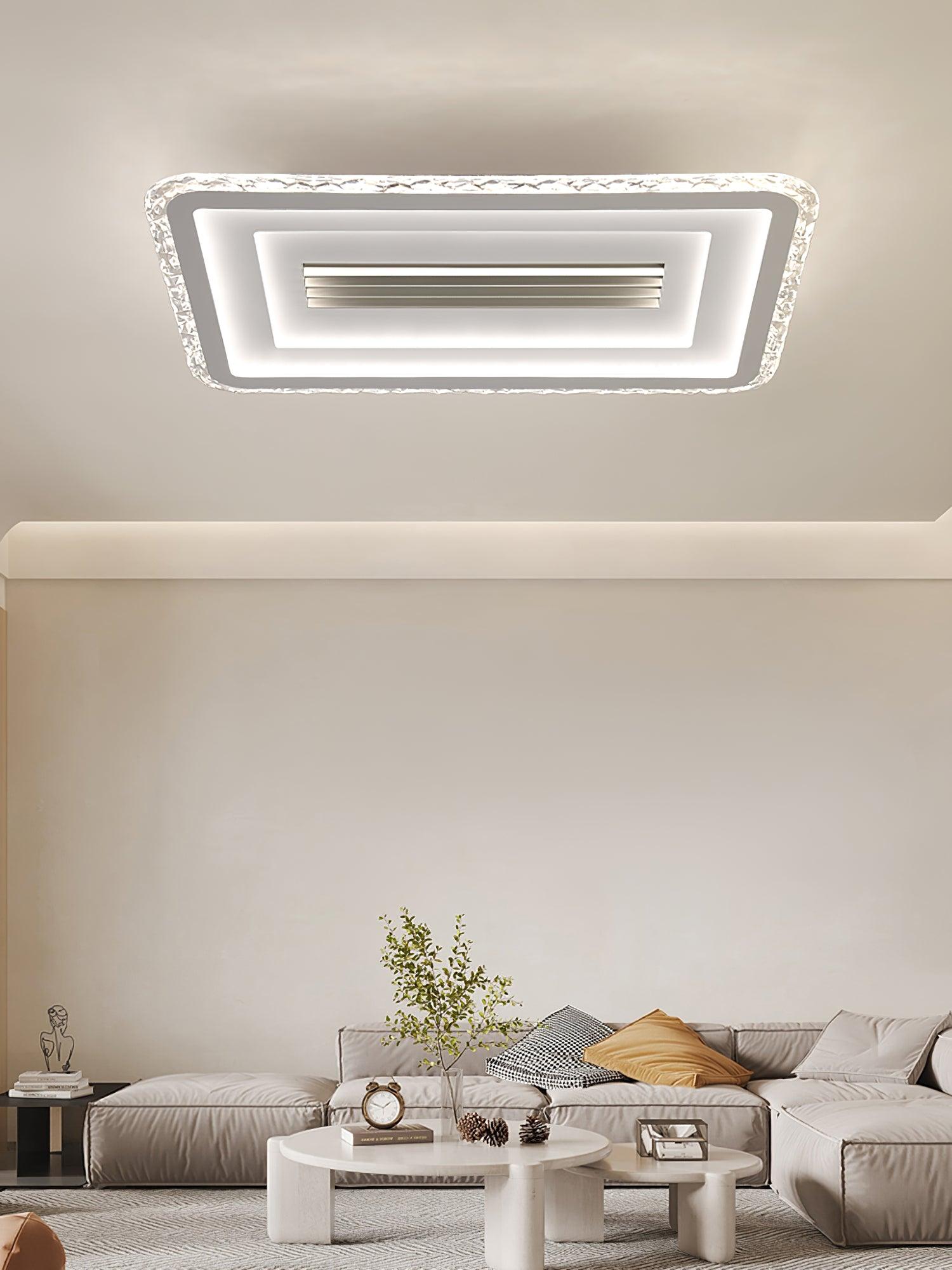 Ulthaara Modern Minimalist Ultrathin Rectangle Ceiling Lamp-Neutral Decor