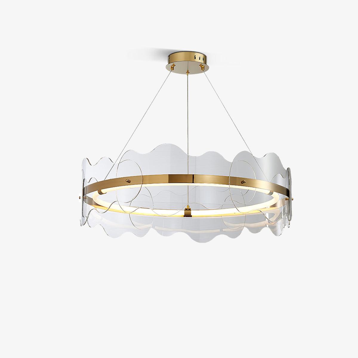 Vitalir Modern Acrylic Chandelier-Neutral Decor