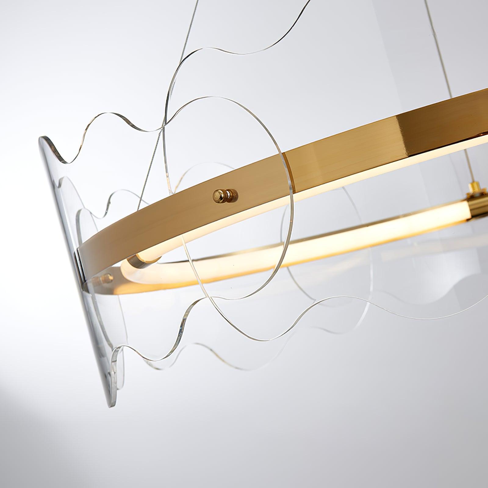 Vitalir Modern Acrylic Chandelier-Neutral Decor