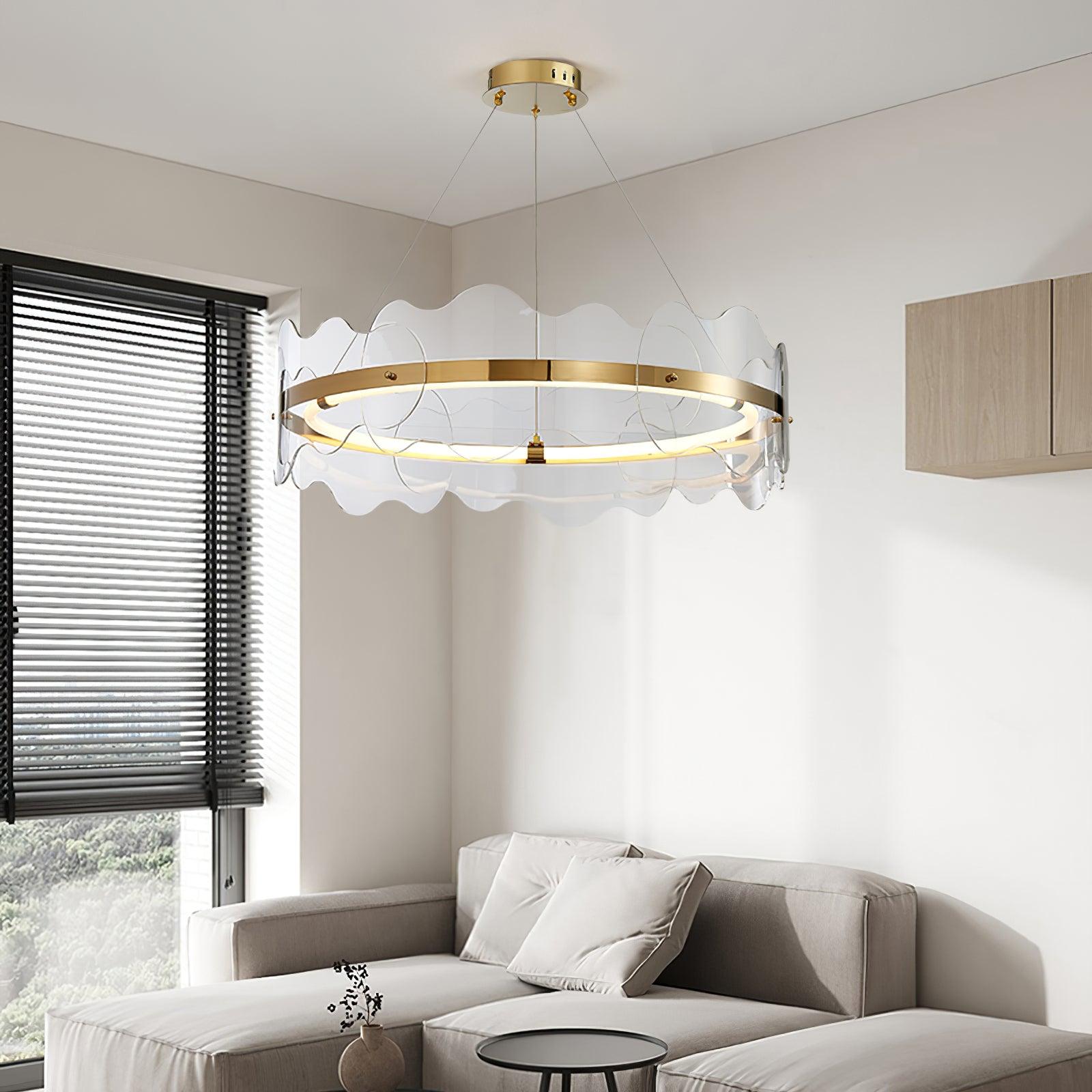 Vitalir Modern Acrylic Chandelier-Neutral Decor