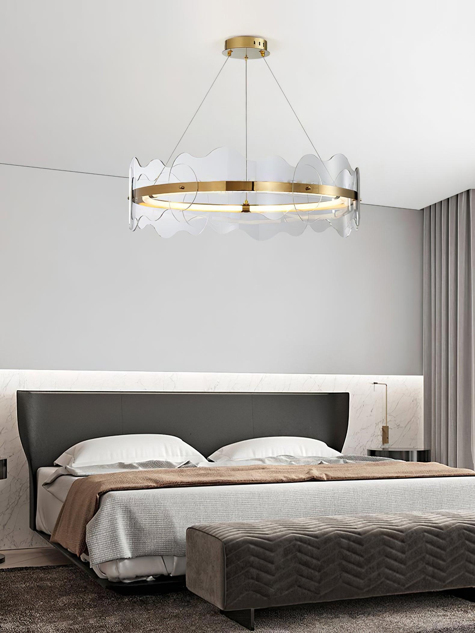 Vitalir Modern Acrylic Chandelier-Neutral Decor