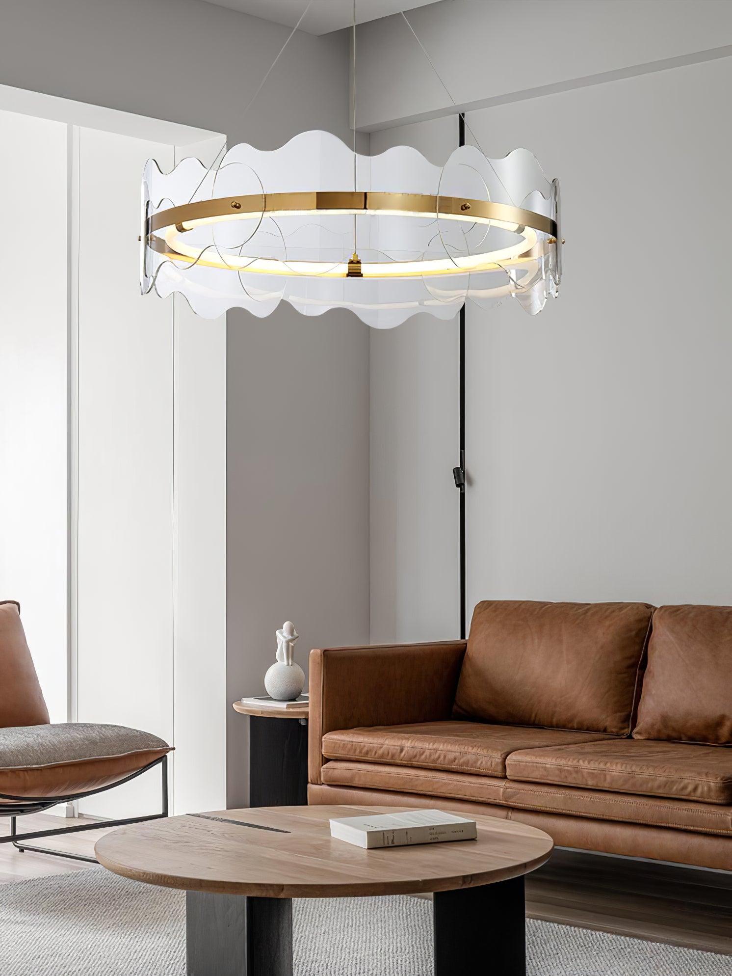 Vitalir Modern Acrylic Chandelier-Neutral Decor