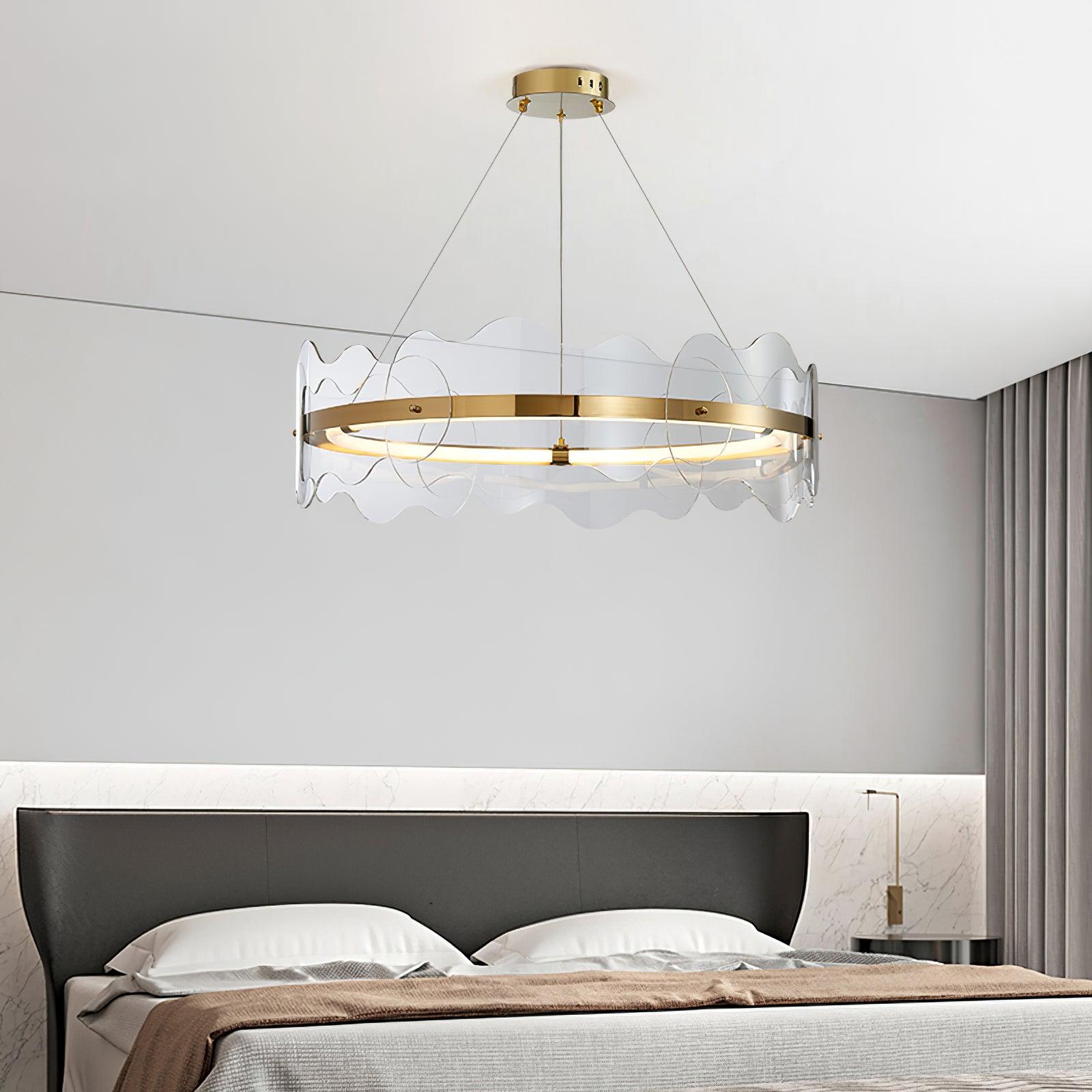 Vitalir Modern Acrylic Chandelier-Neutral Decor