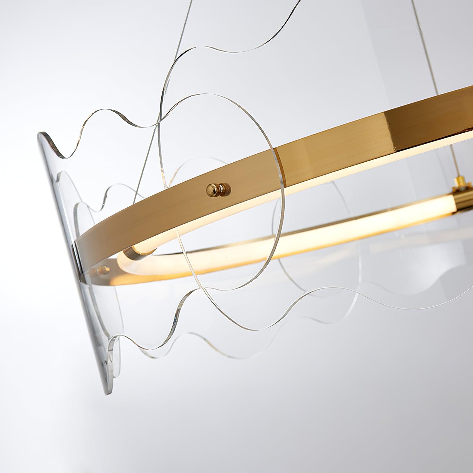 Vitalir Modern Acrylic Chandelier-Neutral Decor