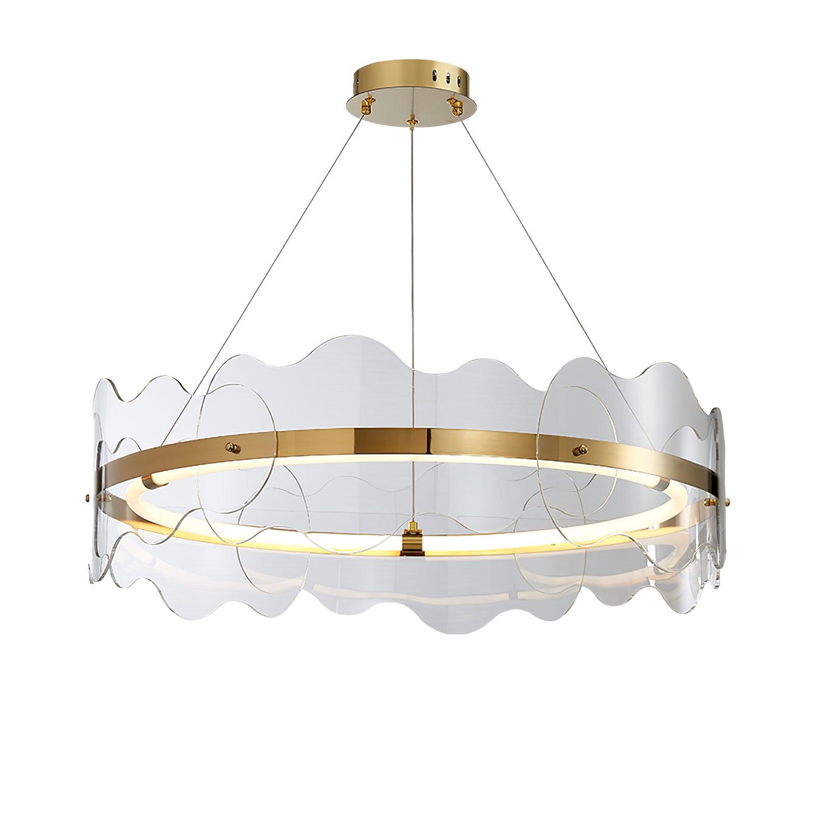 Vitalir Modern Acrylic Chandelier-Neutral Decor