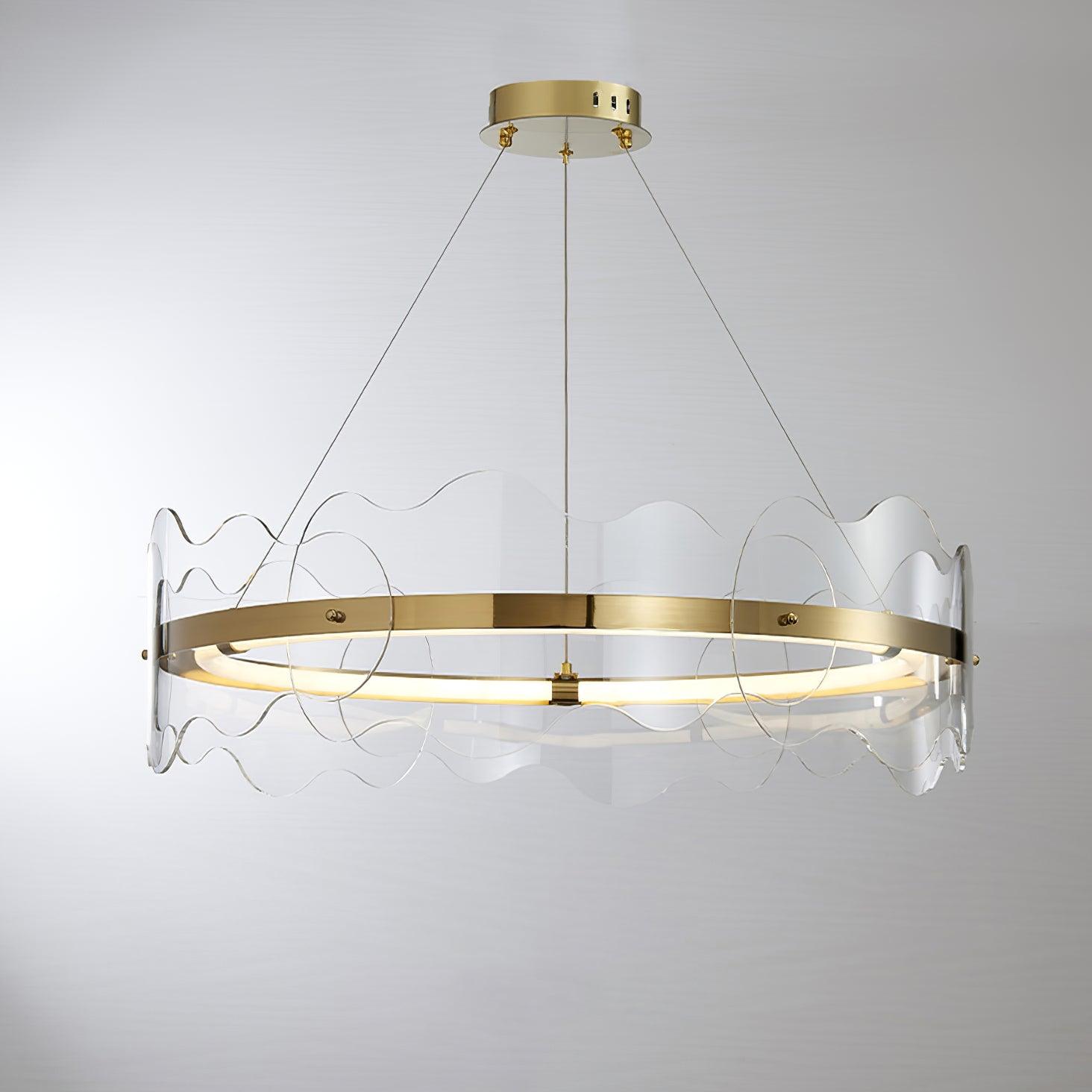 Vitalir Modern Acrylic Chandelier-Neutral Decor