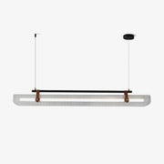 Lustra Pendant Lamp Acrylic Linear Modern for Dining Room-Neutral Decor