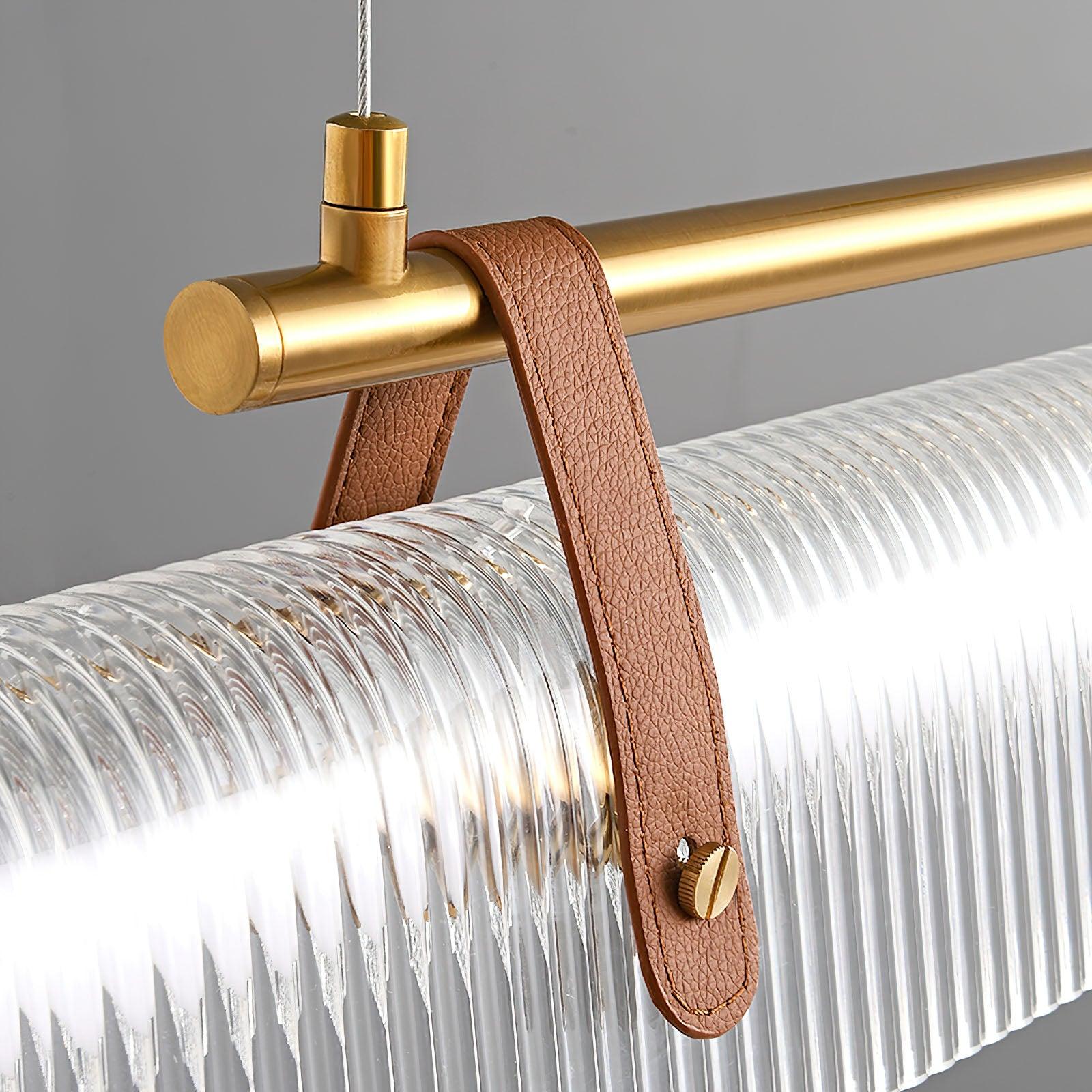 Lustra Pendant Lamp Acrylic Linear Modern for Dining Room-Neutral Decor