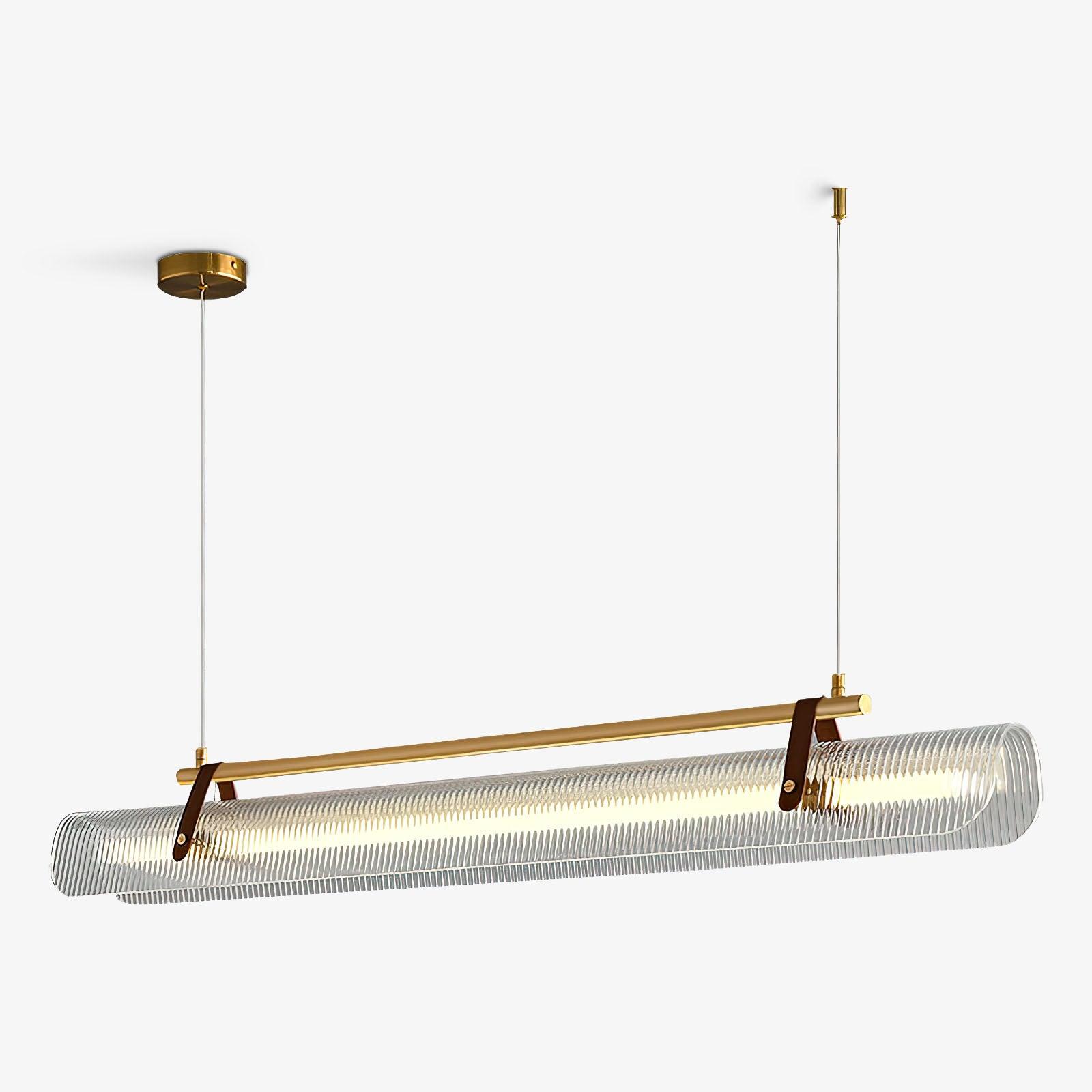 Lustra Pendant Lamp Acrylic Linear Modern for Dining Room-Neutral Decor