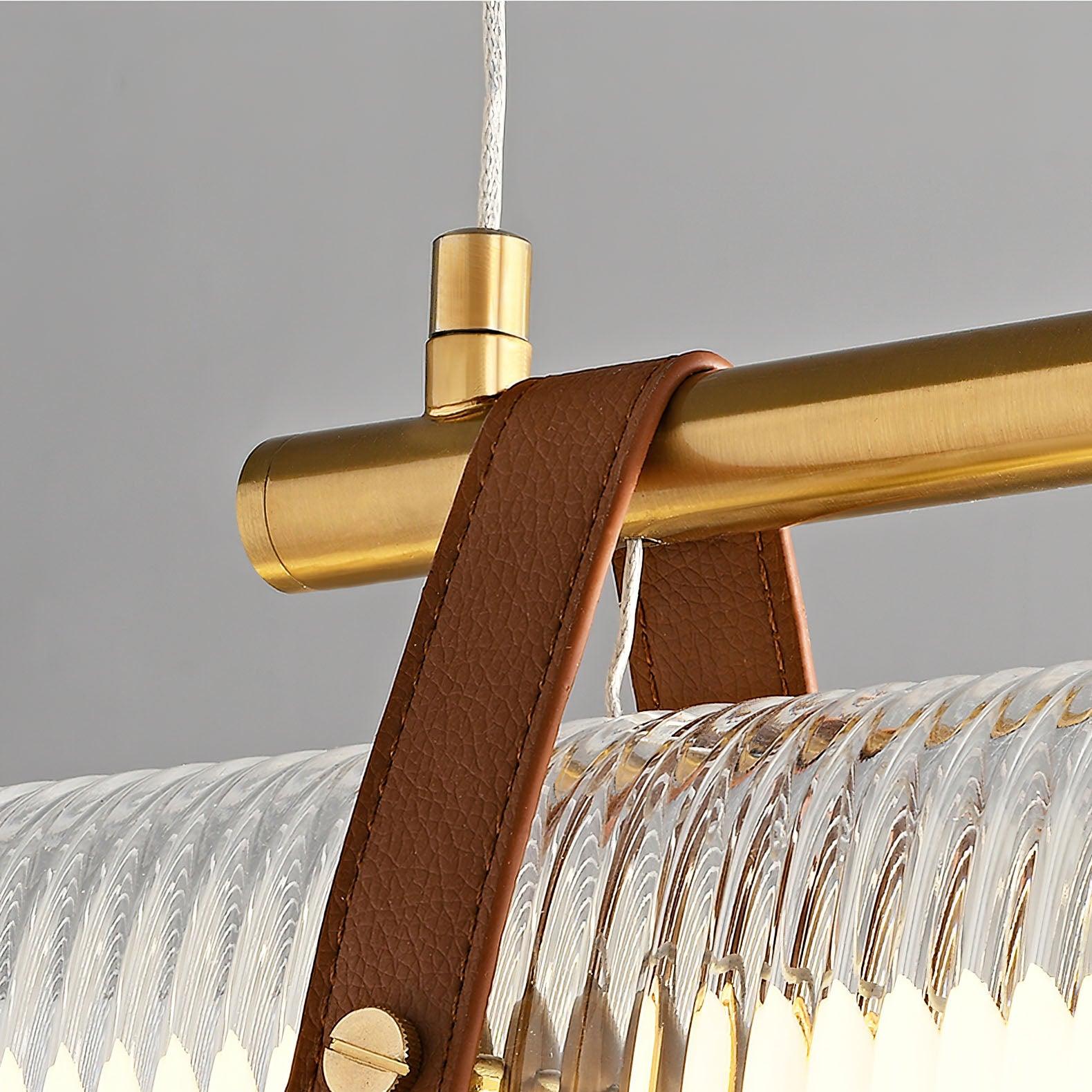 Lustra Pendant Lamp Acrylic Linear Modern for Dining Room-Neutral Decor