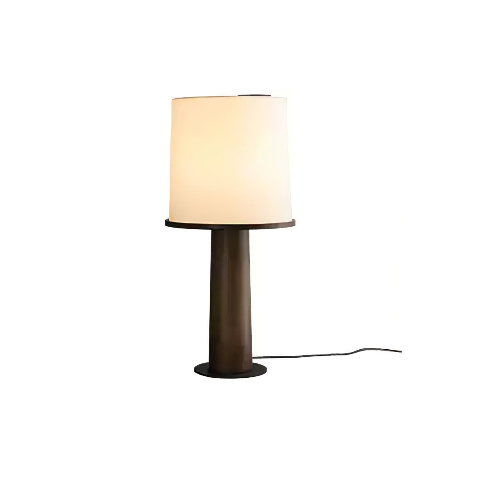 Kora Wood Fabric Contemporary Table Lamp-Neutral Decor