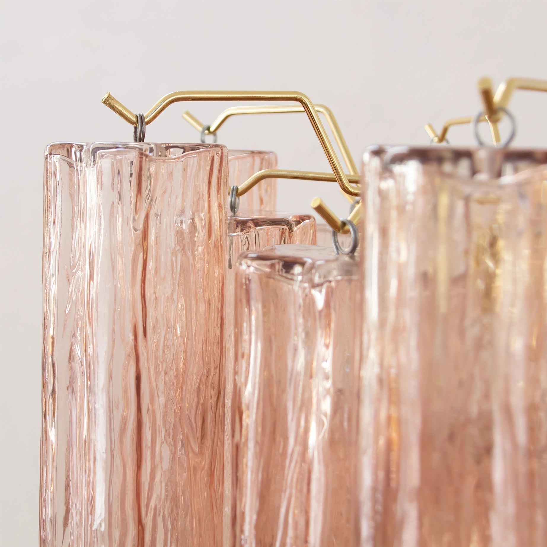 Aurora Chandelier Glass Tube Layered Luxury-Neutral Decor