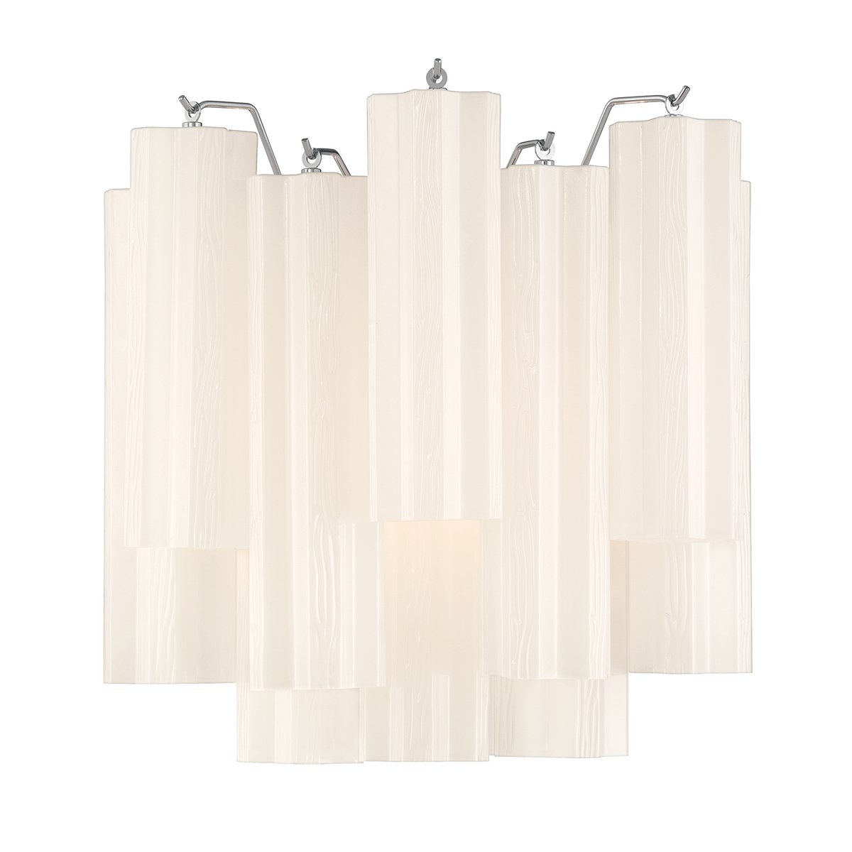 Ravo Wall Light Tronchi Glass Tube Tiered Amber Modern-Neutral Decor