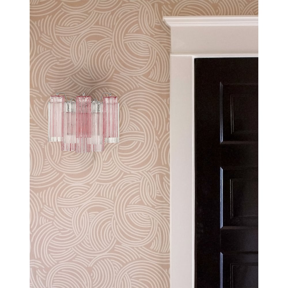 Ravo Wall Light Tronchi Glass Tube Tiered Amber Modern-Neutral Decor