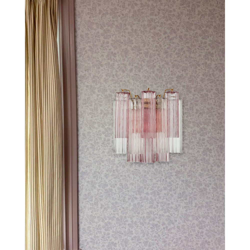 Ravo Wall Light Tronchi Glass Tube Tiered Amber Modern-Neutral Decor