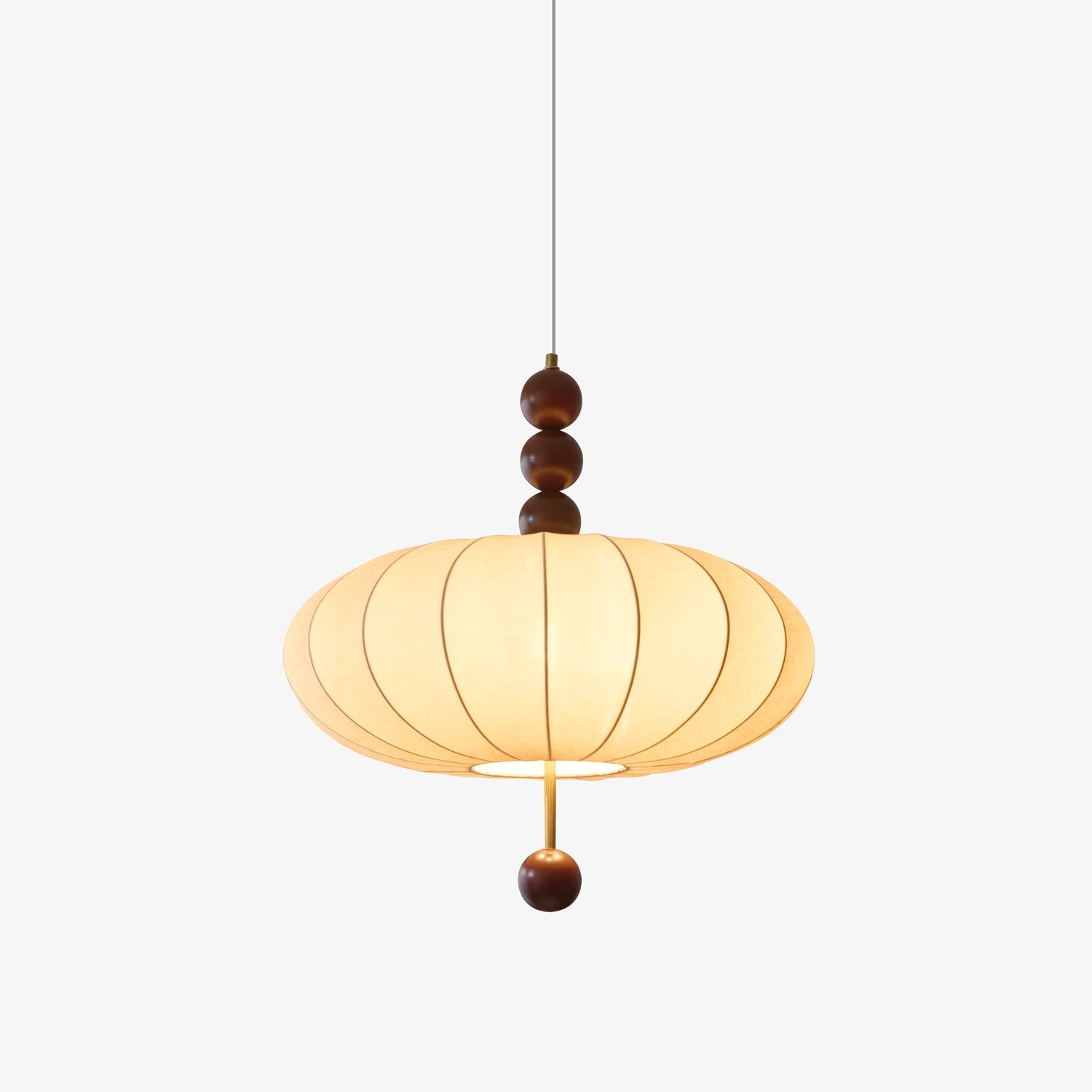 Koda Vintage Fabric Pendant Light-Neutral Decor