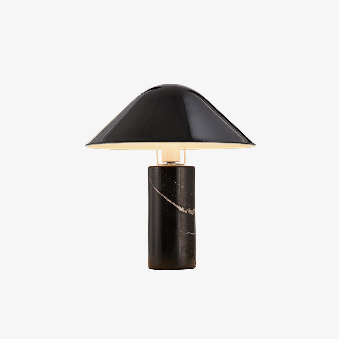 Elyrian Marble Minimalist Table Lamp-Neutral Decor