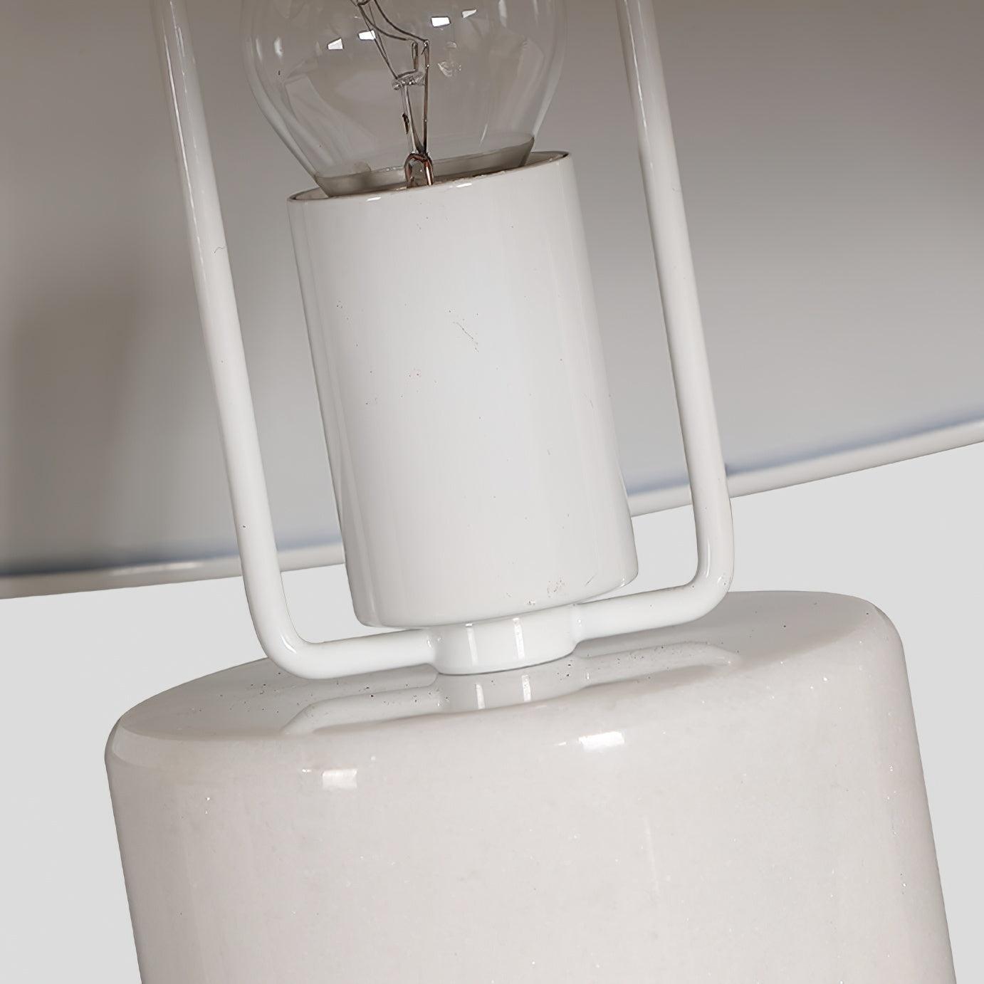 Elyrian Marble Minimalist Table Lamp-Neutral Decor