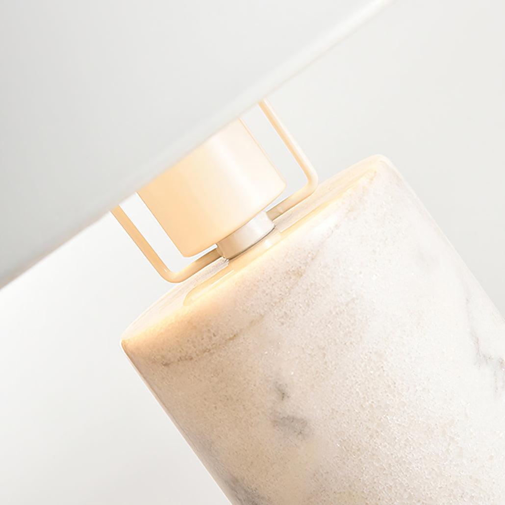Elyrian Marble Minimalist Table Lamp-Neutral Decor