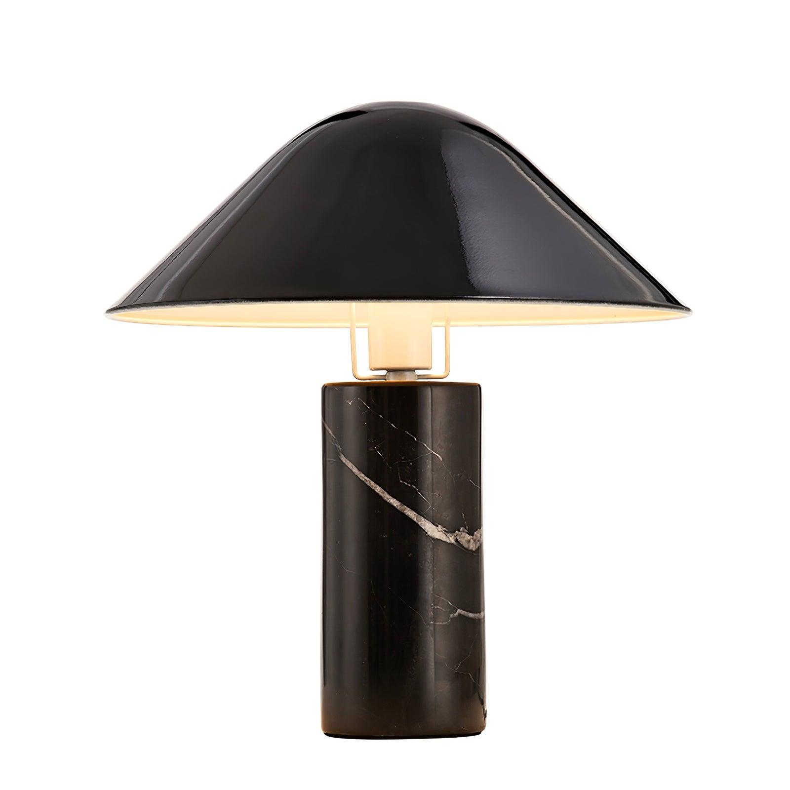Elyrian Marble Minimalist Table Lamp-Neutral Decor