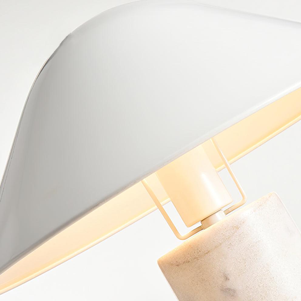 Elyrian Marble Minimalist Table Lamp-Neutral Decor