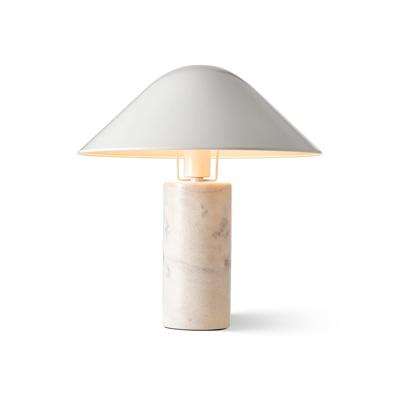 Elyrian Marble Minimalist Table Lamp-Neutral Decor
