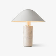 Elyrian Marble Minimalist Table Lamp-Neutral Decor