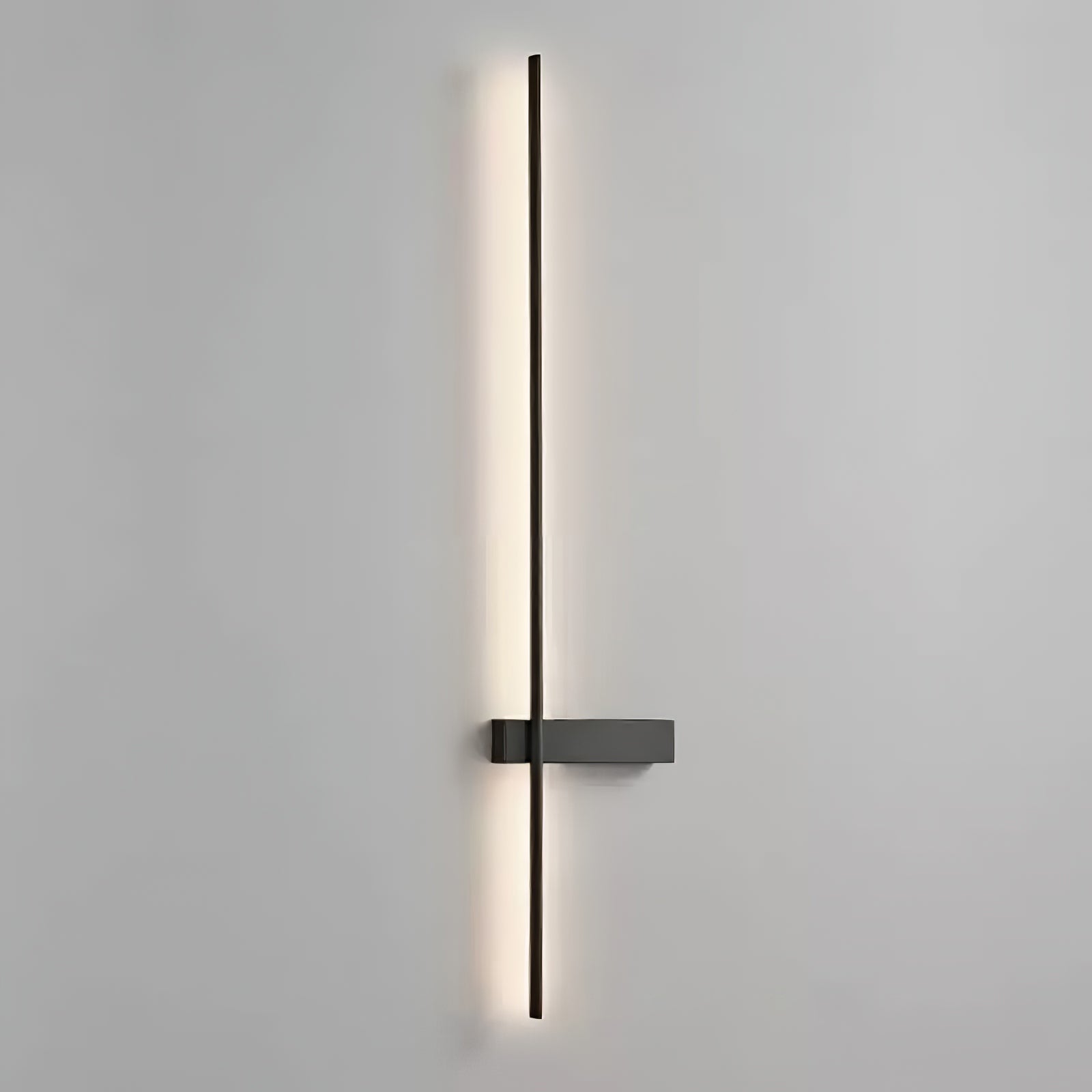 Mesv Linear Rechargeable Black Wall Lamp-Neutral Decor