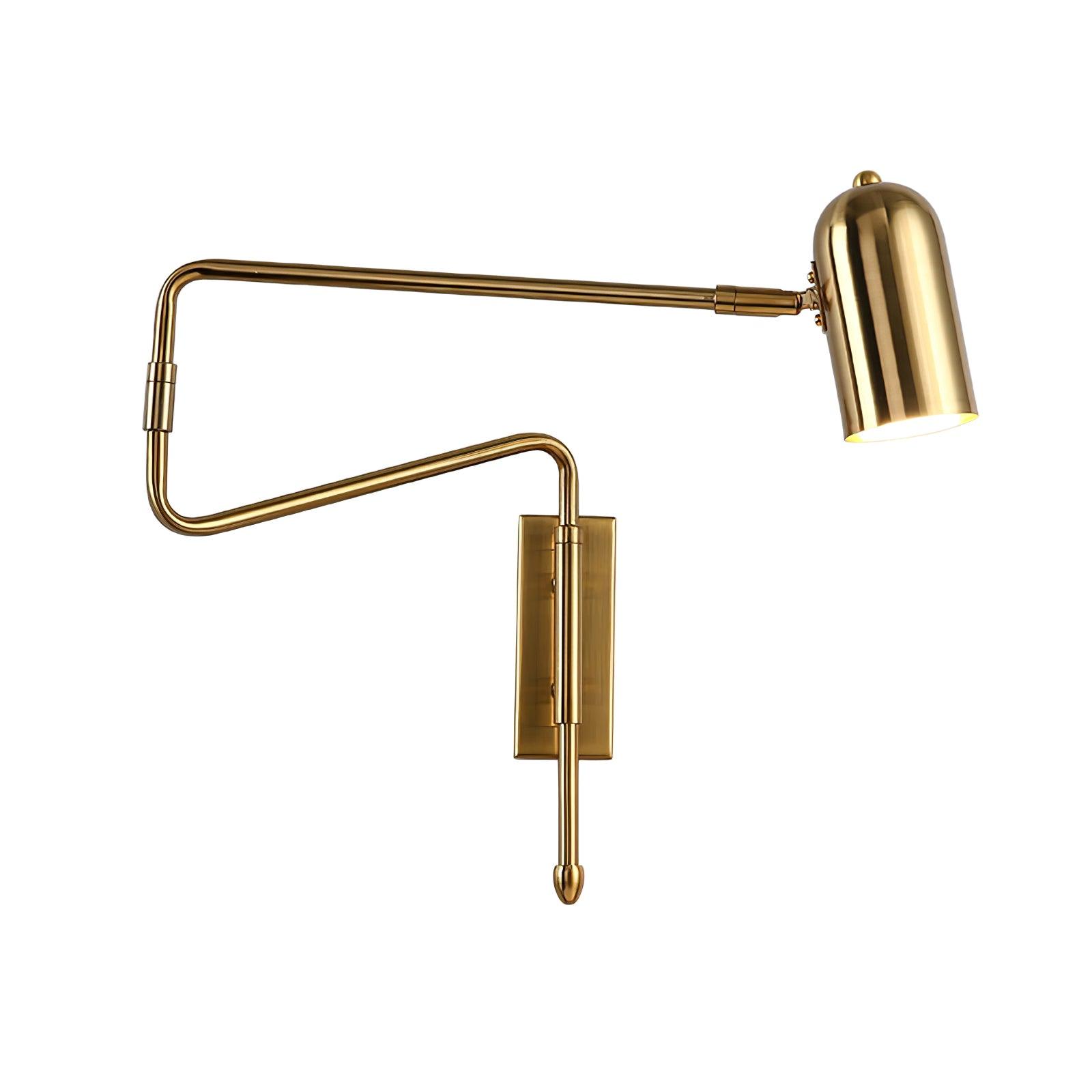 Nox Adjustable Arm Plug In Wall Lamp-Neutral Decor