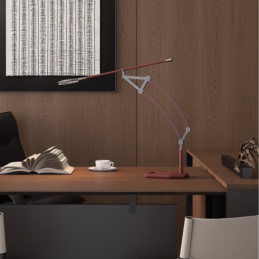 Adjustable Articulated Task Lamp-Neutral Decor