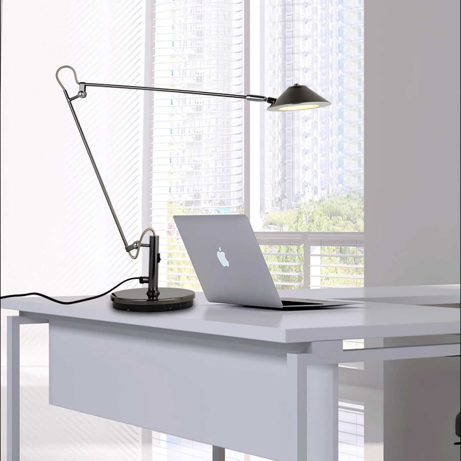 Queden Minimalistic Office Task Lamp-Neutral Decor