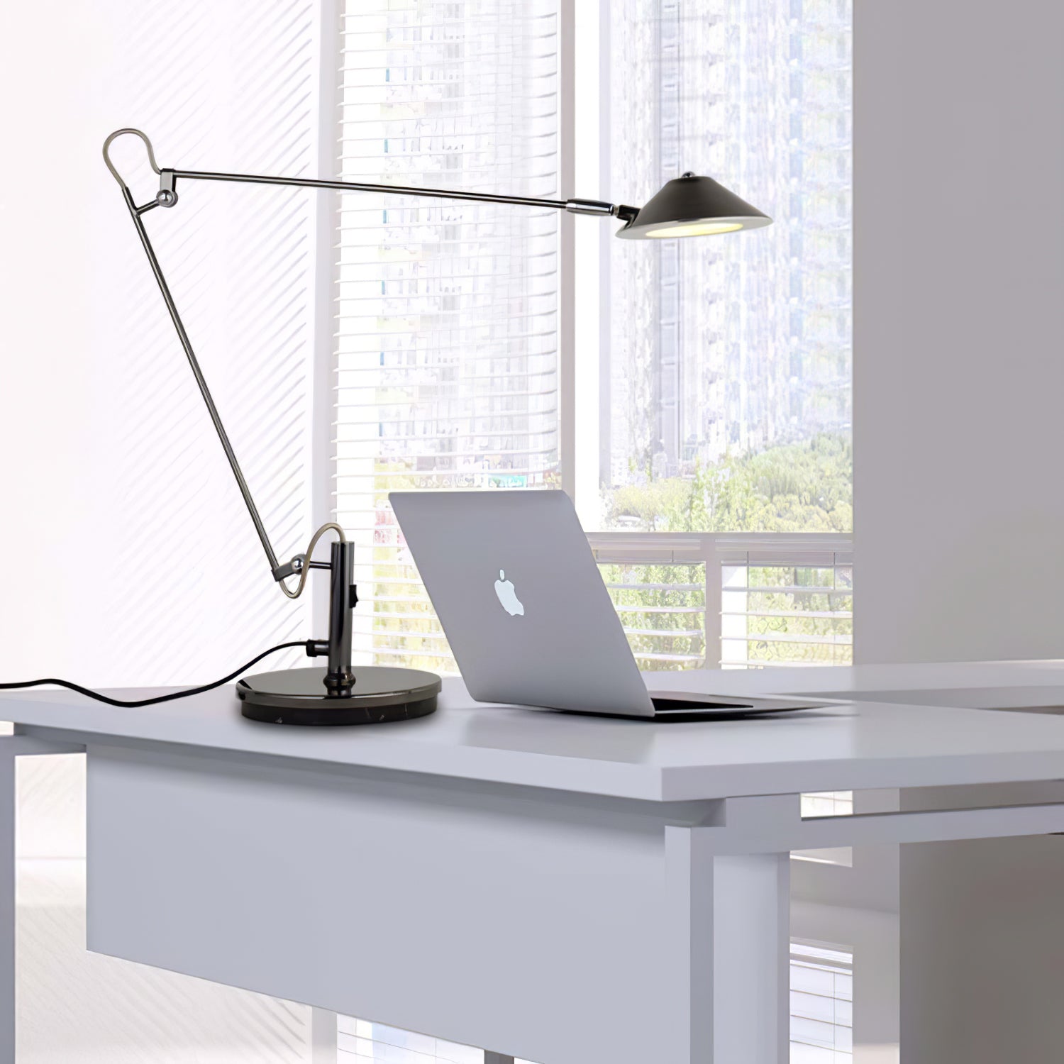 Queden Minimalistic Office Task Lamp-Neutral Decor