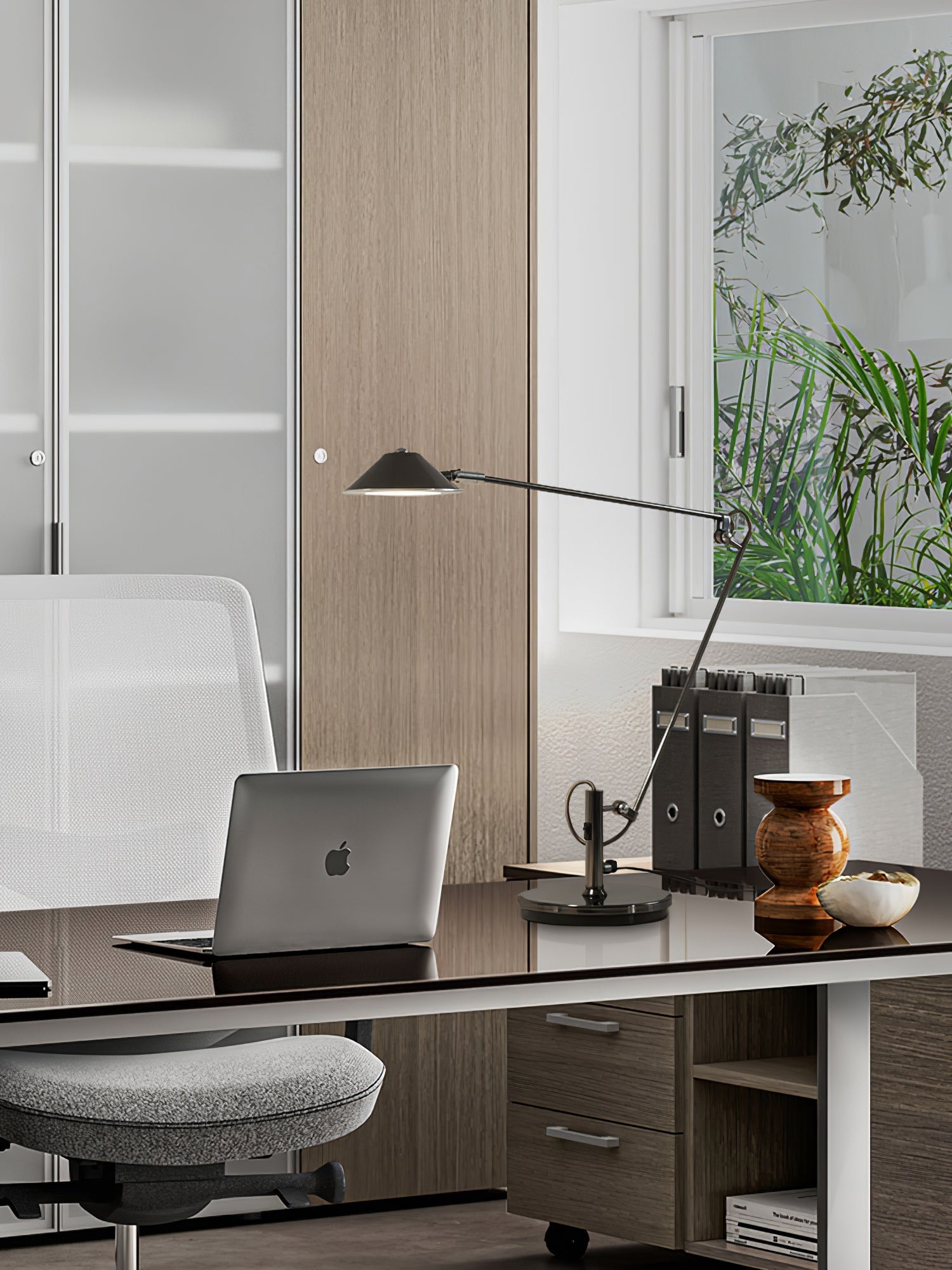 Queden Minimalistic Office Task Lamp-Neutral Decor